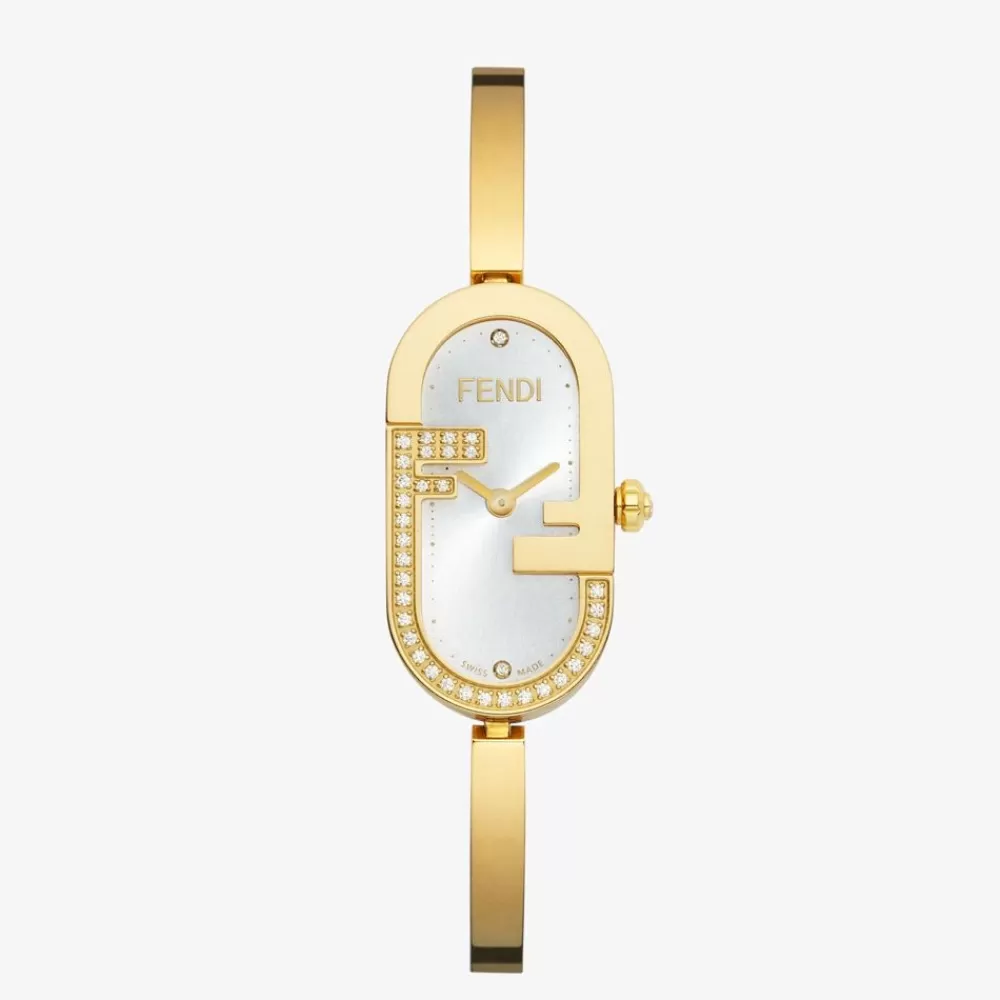 Orologi>Fendi 14,80 X 28,30 Mm - Orologio Ovale Con Logo Ff