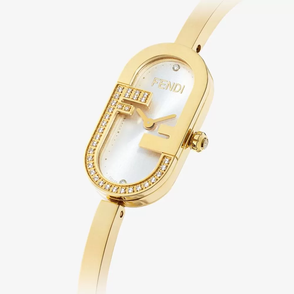 Bracciali>Fendi 14,80 X 28,30 Mm - Orologio Ovale Con Logo Ff