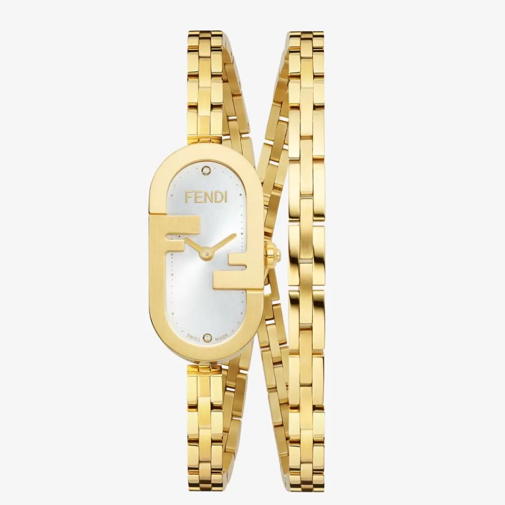 Orologi>Fendi 14,80 X 28,30 Mm - Orologio Ovale Con Logo O'Lock