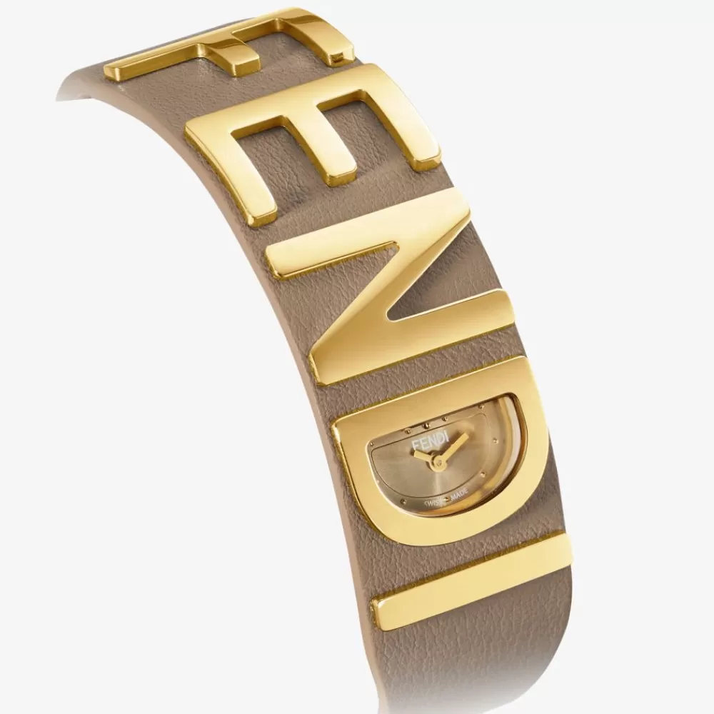 Bracciali>Fendi 17,80 X 19,80 Mm - Orologio A Bracciale Con Lettering