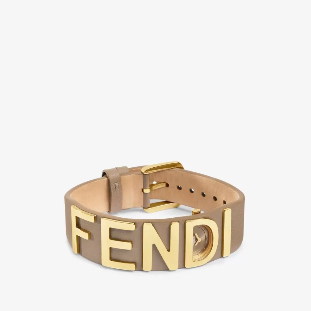 Bracciali>Fendi 17,80 X 19,80 Mm - Orologio A Bracciale Con Lettering