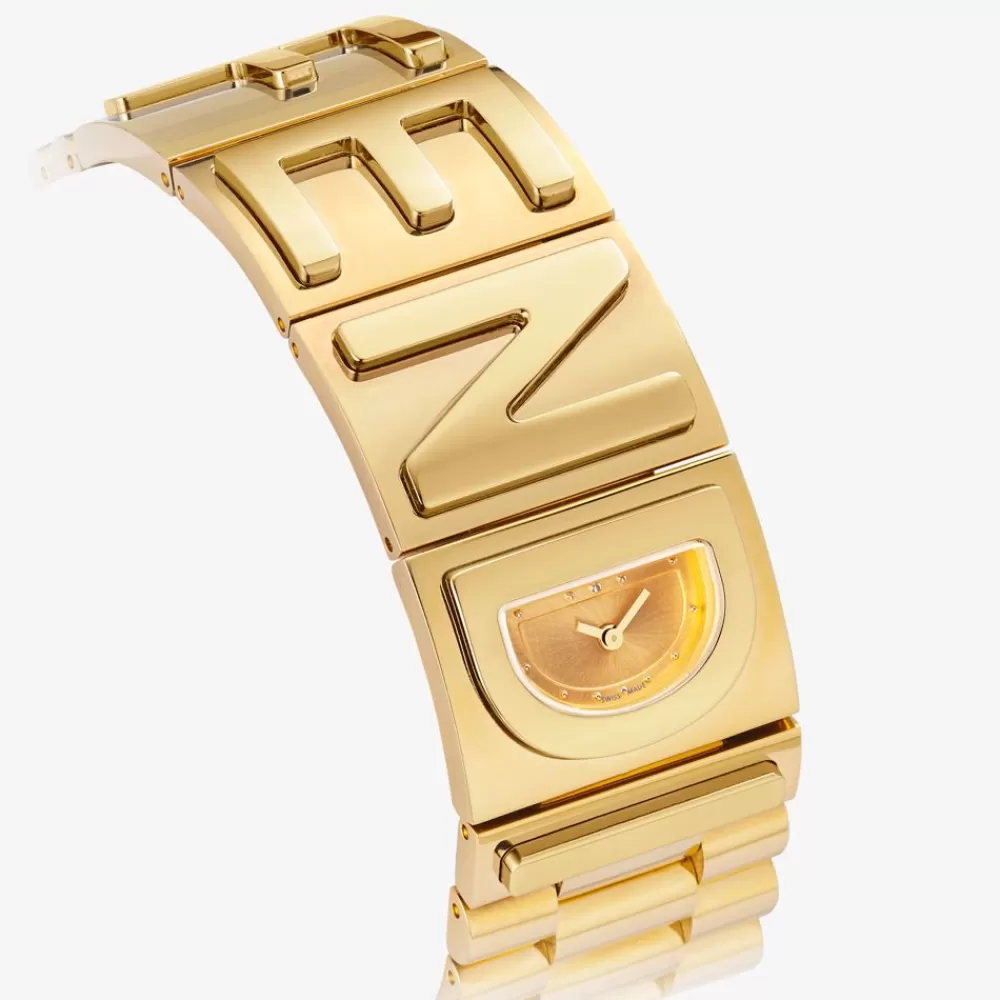 Bracciali>Fendi 22,25 X 25 Mm - Orologio A Bracciale Con Lettering
