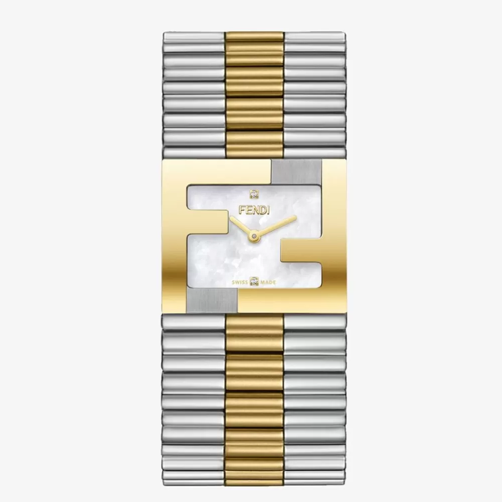 Orologi>Fendi 24 X 20 Mm – Orologio Con Lunetta Con Logo Ff