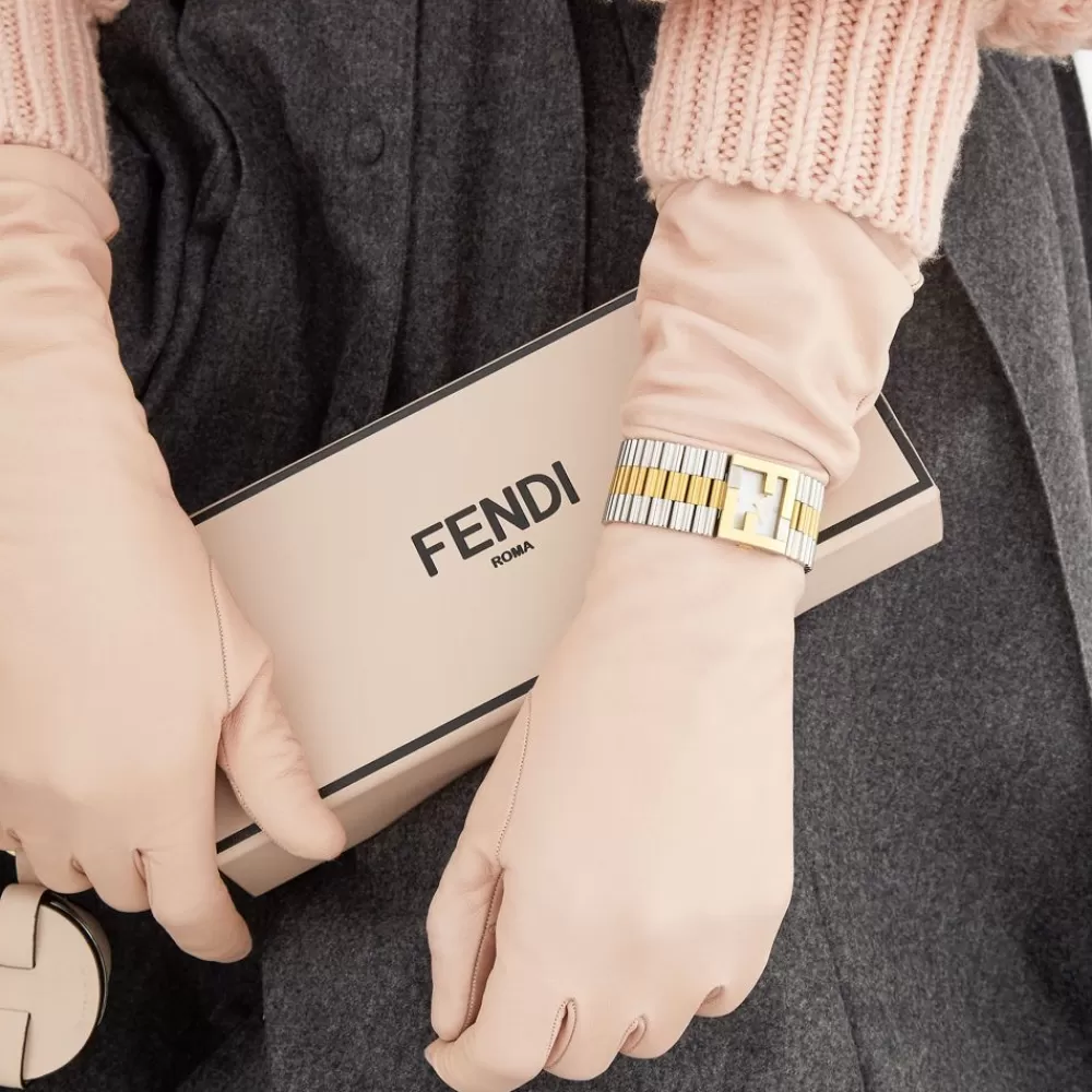 Orologi>Fendi 24 X 20 Mm – Orologio Con Lunetta Con Logo Ff