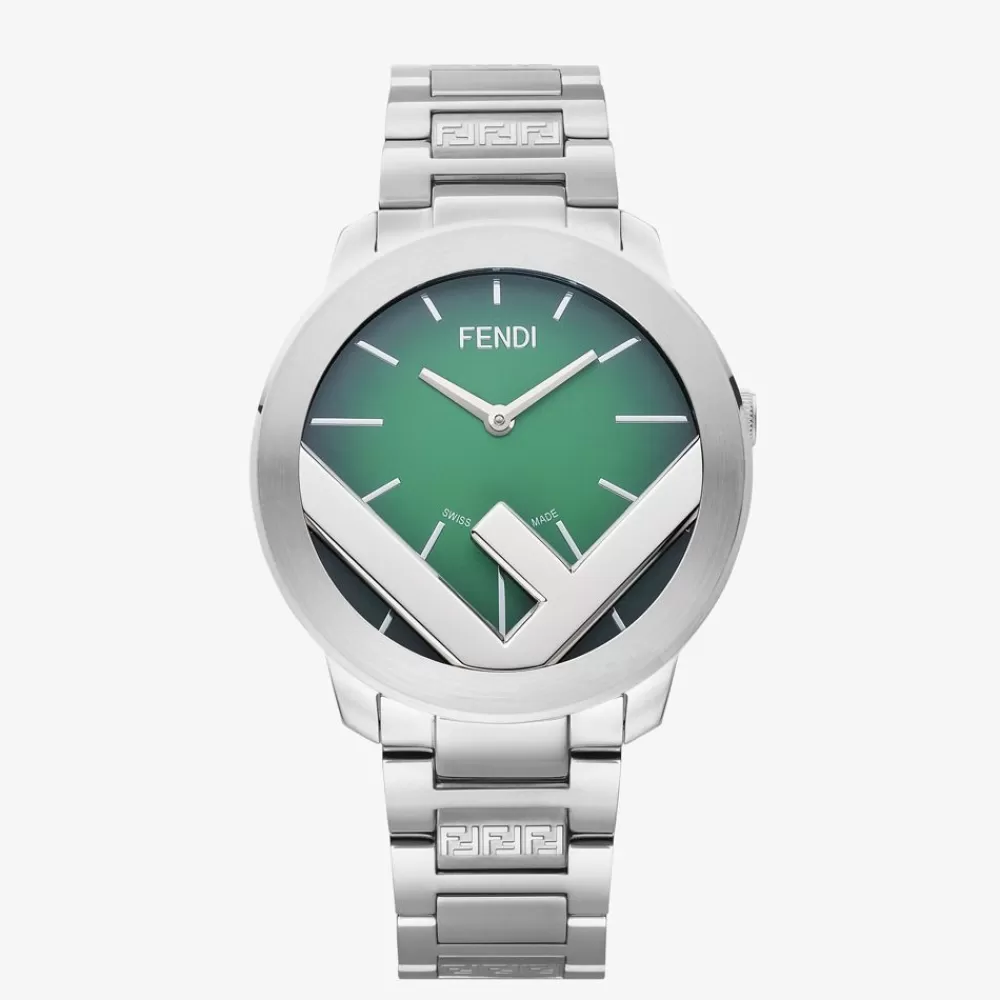 Orologi>Fendi 41 Mm - Orologio Rotondo Con Logo F Is