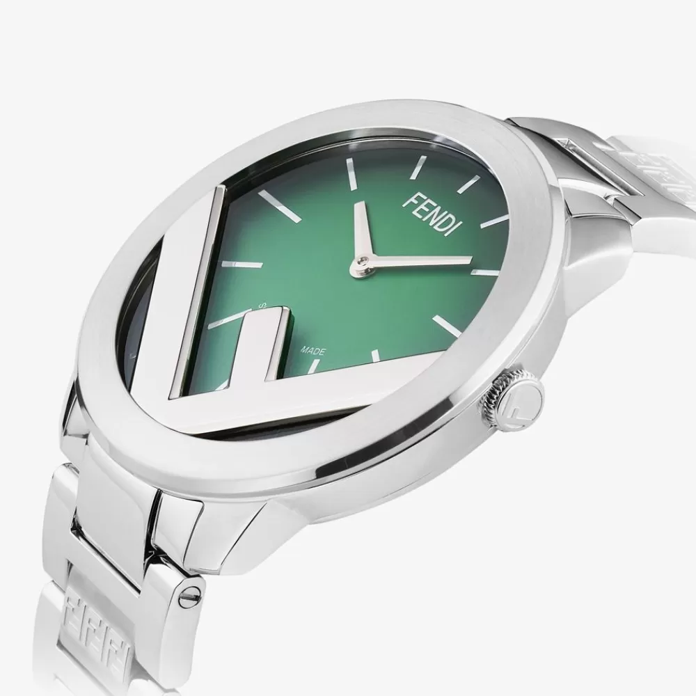 Orologi>Fendi 41 Mm - Orologio Rotondo Con Logo F Is