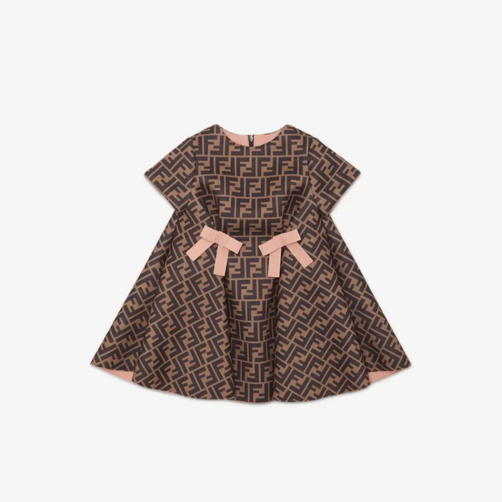 Bambina>Fendi Abito Baby Con Logo Allover