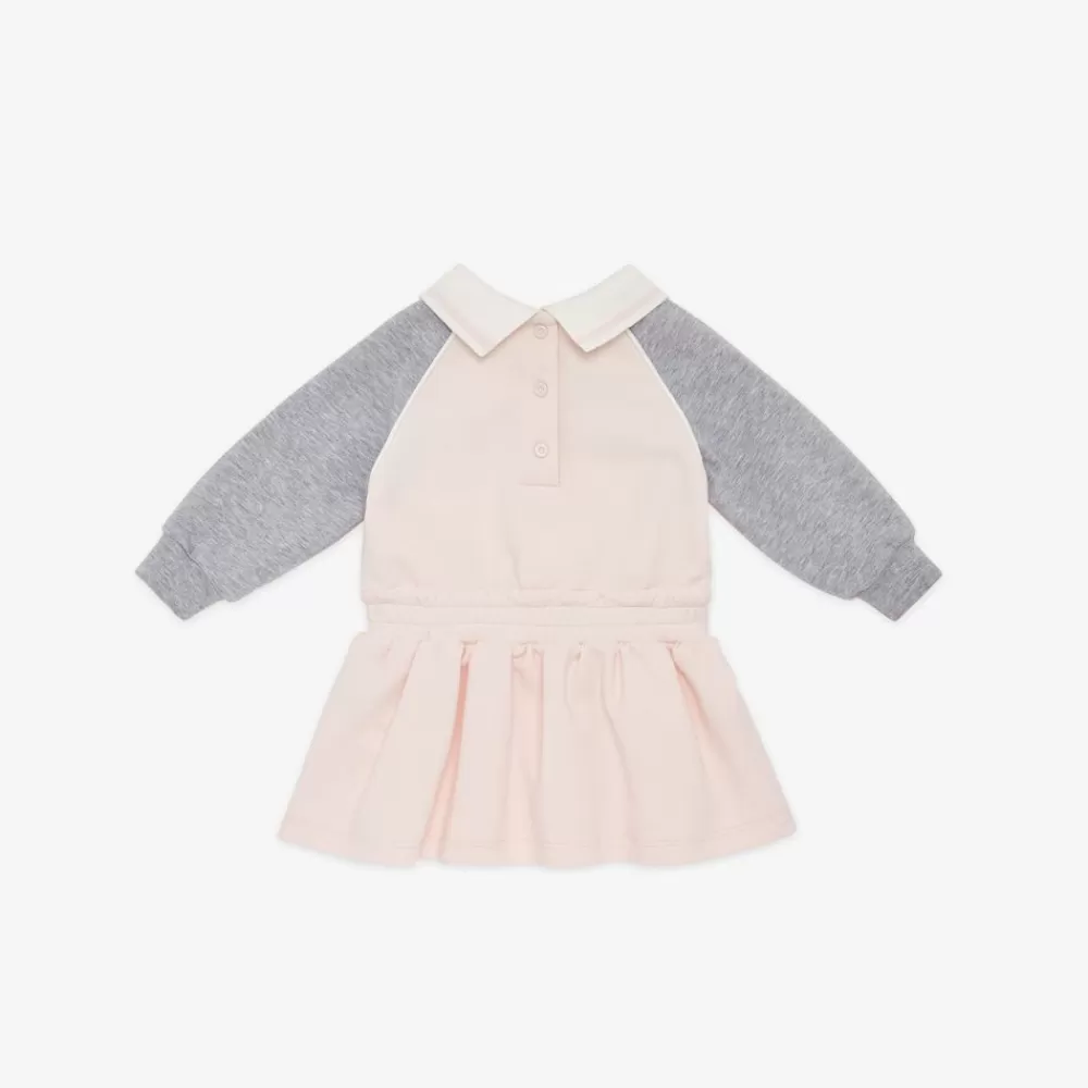 Bambina>Fendi Abito Baby In Felpa Con Ricamo