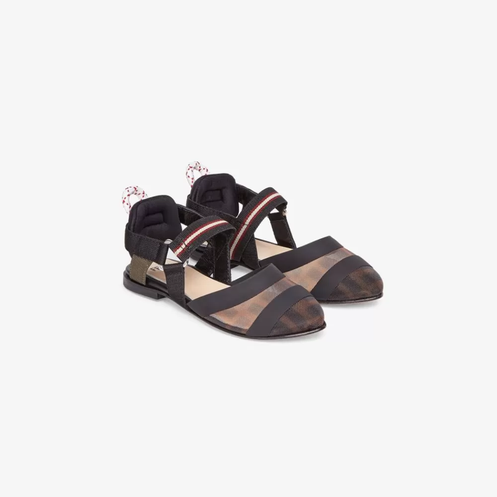Scarpe>Fendi Ballerina Junior Girl In Rete