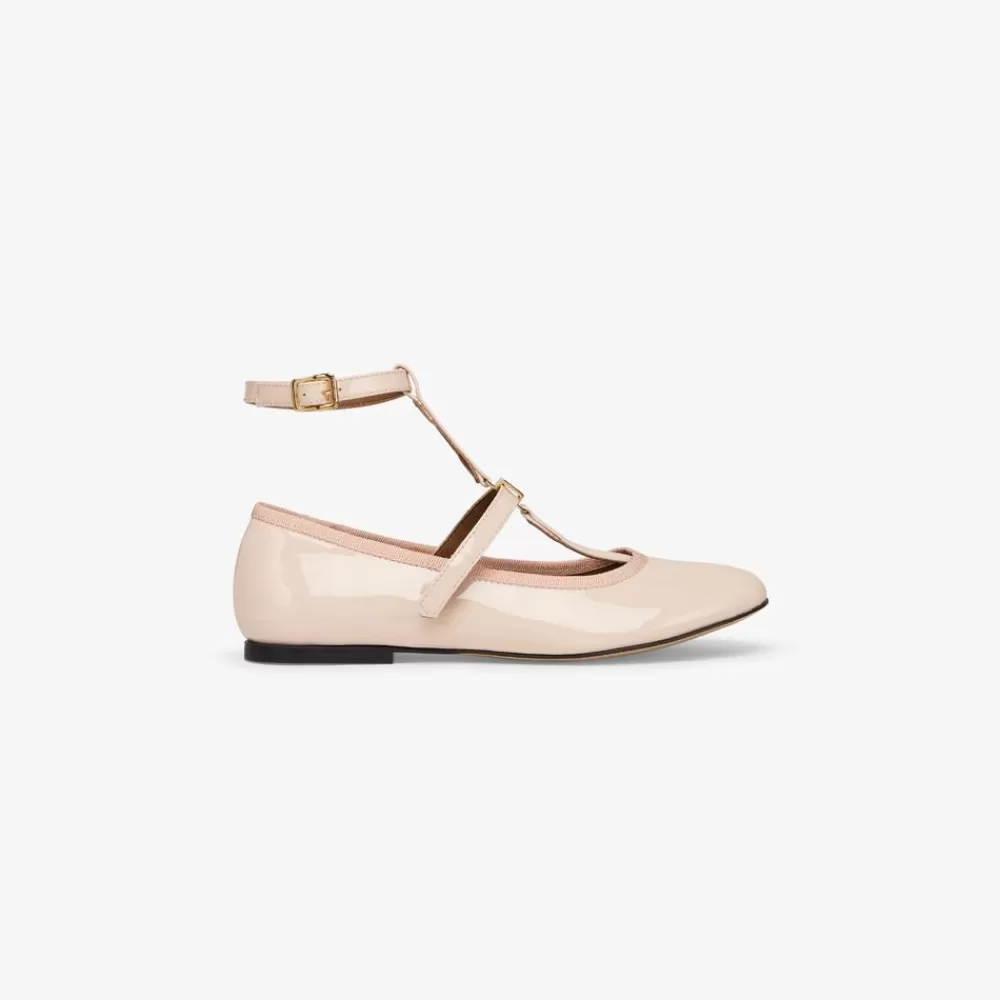 Scarpe>Fendi Ballerina Junior In Vernice Rosa