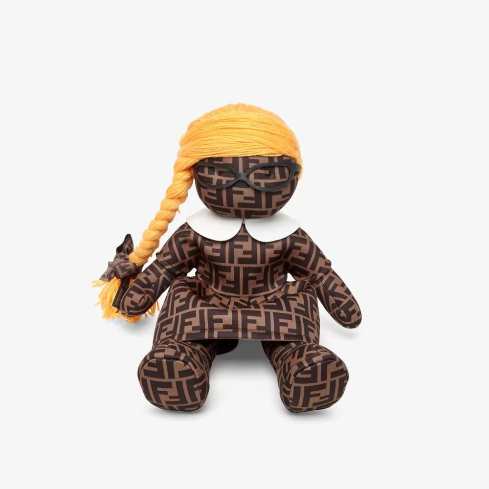Accessori E Borse>Fendi Bambola Da Collezione Ff In Neoprene E Materiali Riciclati