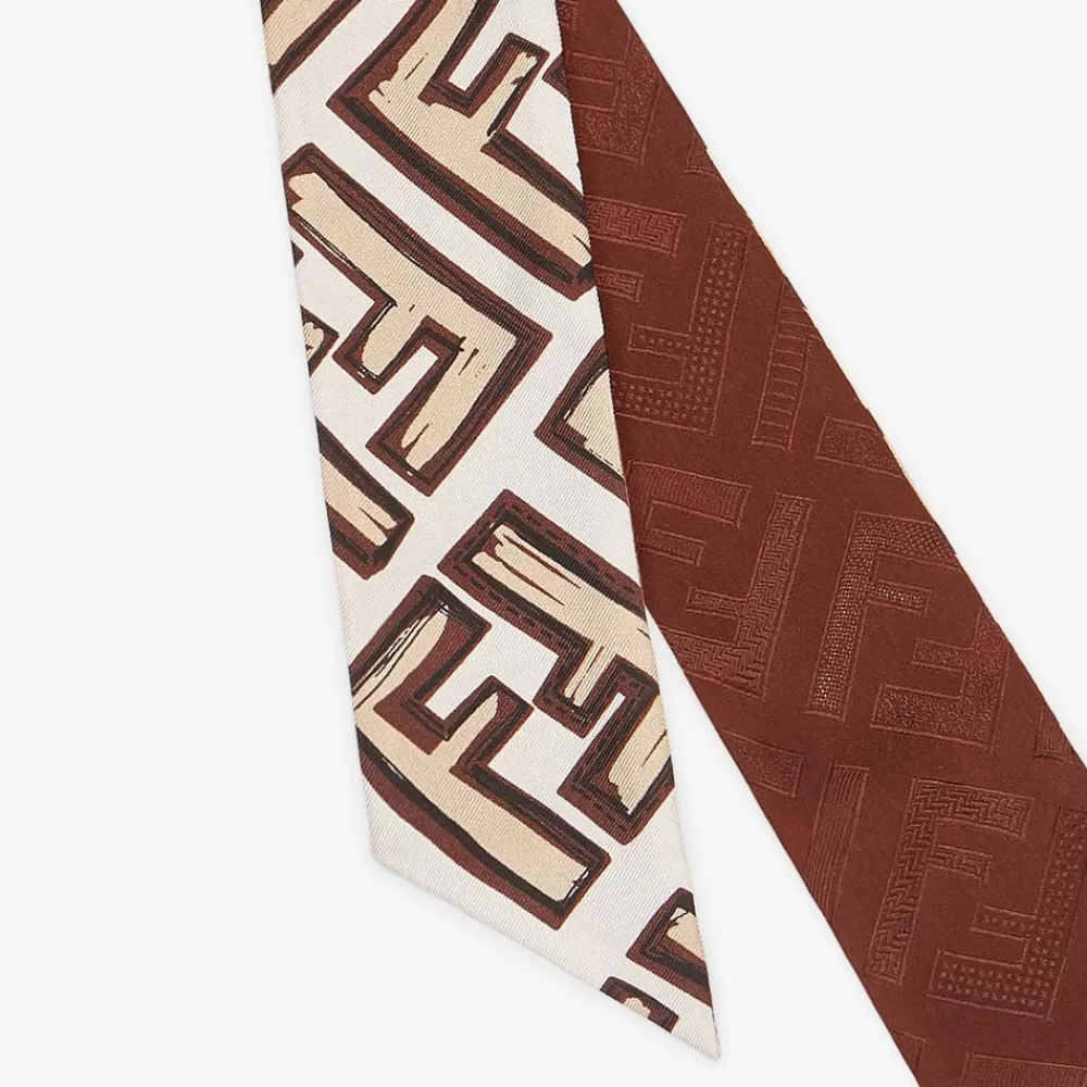Accessori Per Capelli>Fendi Bandeau In Seta Beige