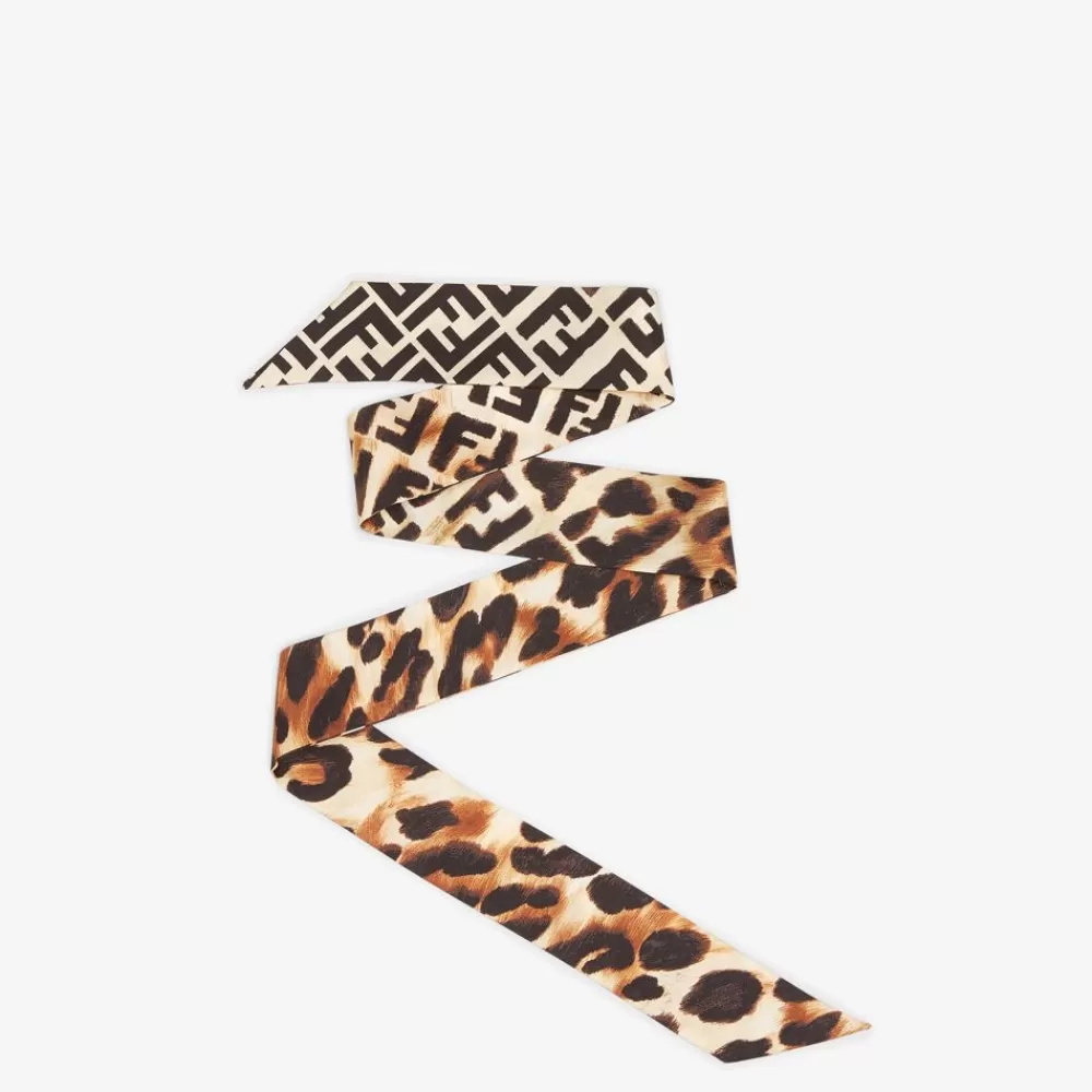 Accessori Per Capelli>Fendi Bandeau In Seta Multicolor