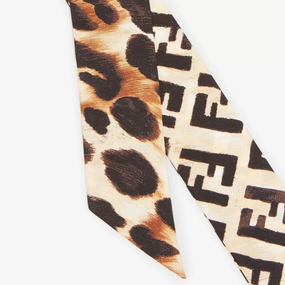Accessori Per Capelli>Fendi Bandeau In Seta Multicolor