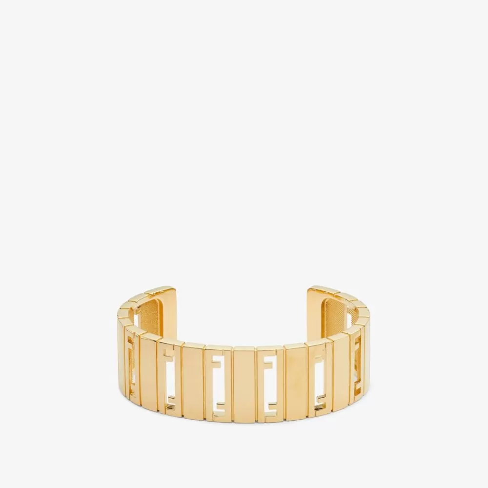 Bracciali>Fendi Bangle In Metallo Color Oro