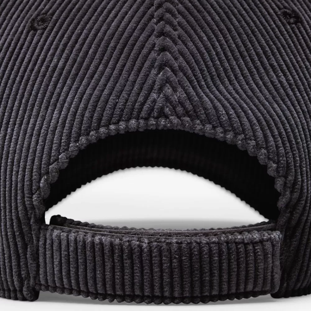 Cappelli E Guanti>Fendi Baseball Cap In Velluto Nero