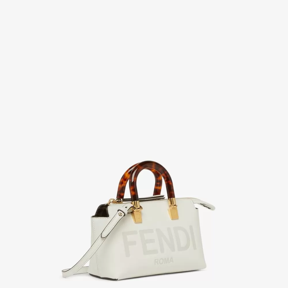 Borse Mini>Fendi Bauletto Piccolo In Pelle Bianca