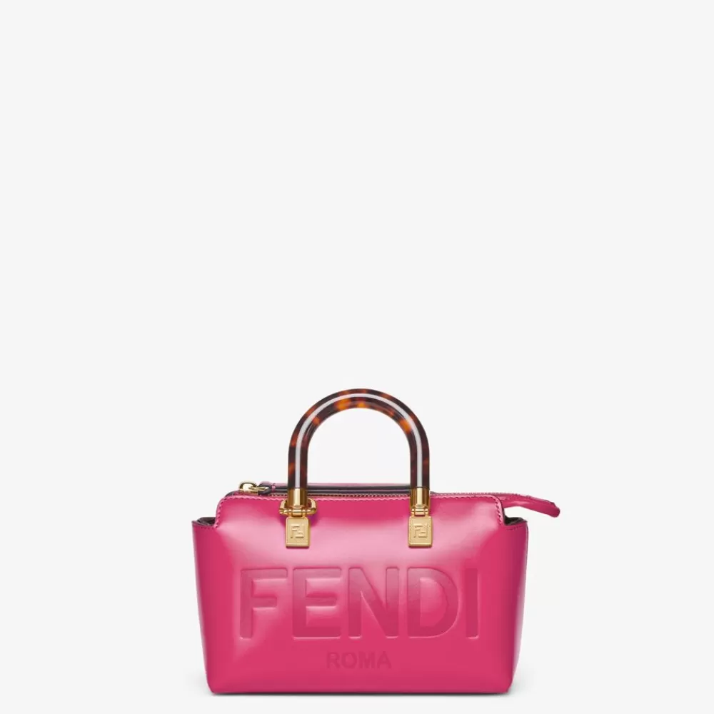 Borse Mini>Fendi Bauletto Piccolo In Pelle Fucsia