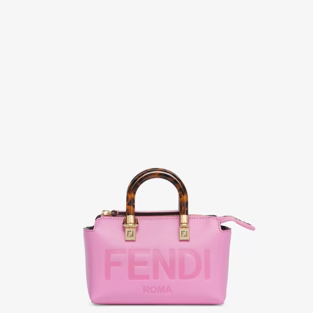 Borse Mini>Fendi Bauletto Piccolo In Pelle Rosa