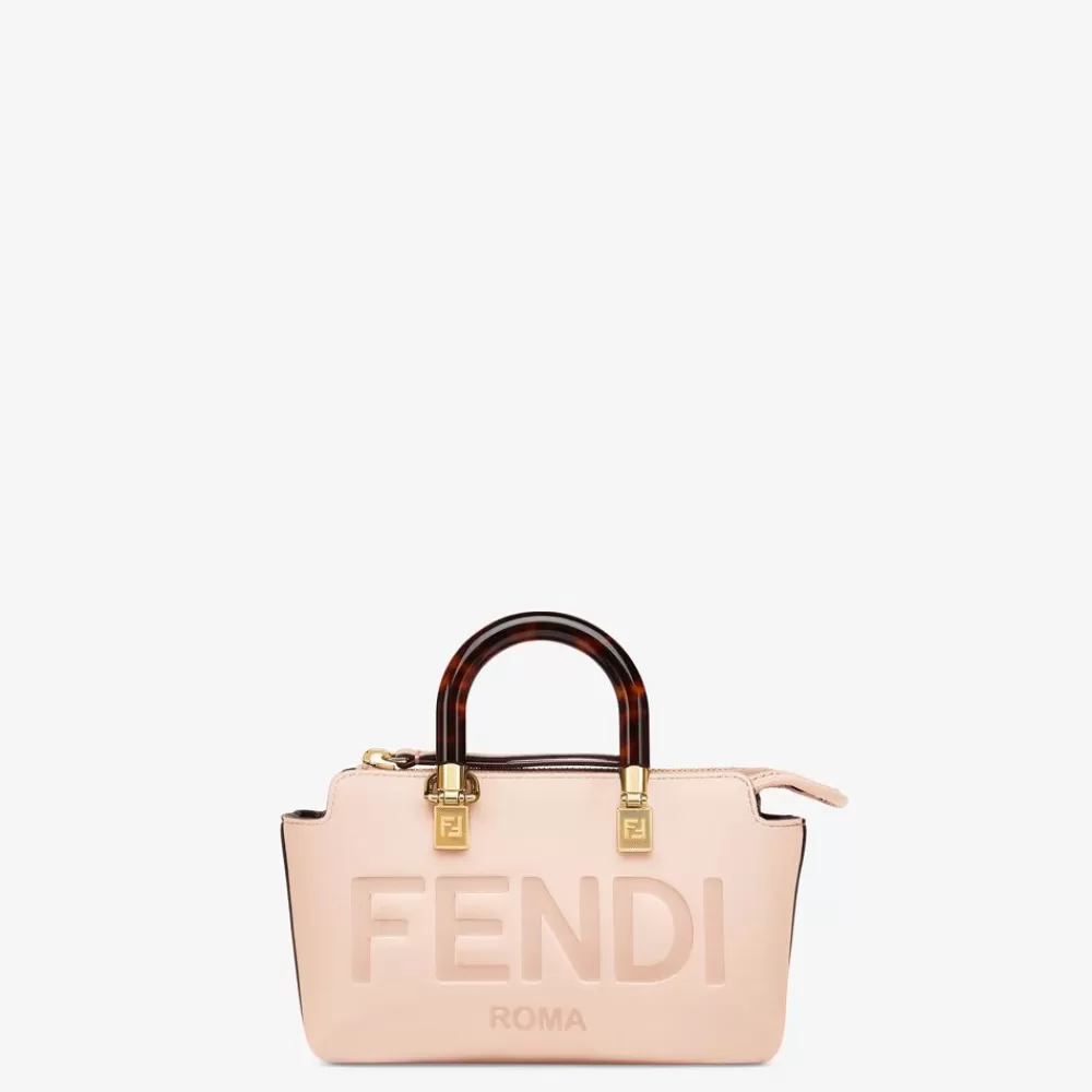 Accessori E Borse>Fendi Bauletto Piccolo In Pelle Rosa Chiaro