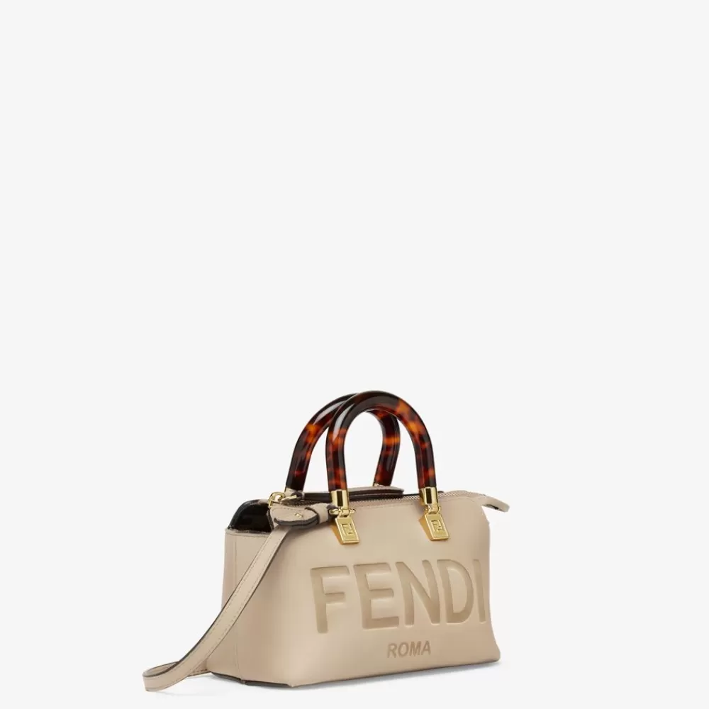 Borse Mini>Fendi Bauletto Piccolo In Pelle Tortora