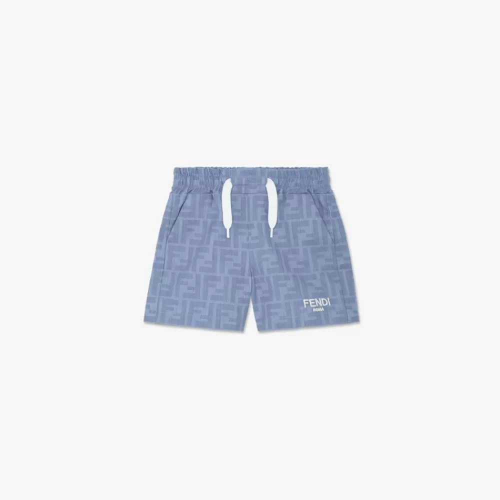 Bambino>Fendi Bermuda Baby In Chambray Celeste