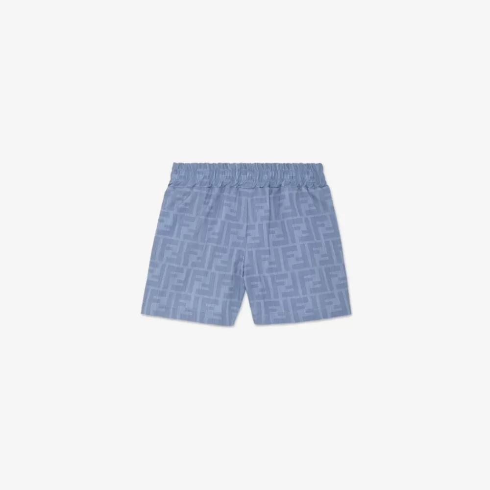 Bambino>Fendi Bermuda Baby In Chambray Celeste