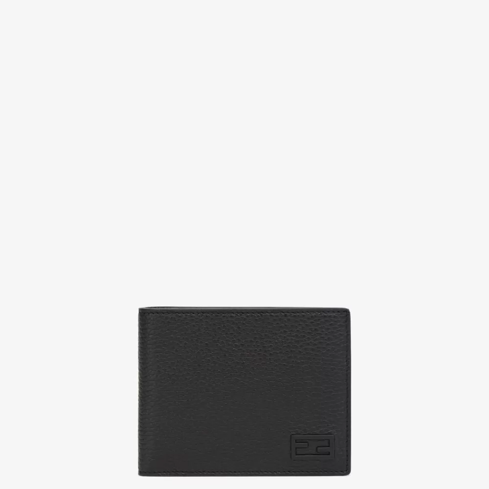 Portafogli>Fendi Bi-Fold In Pelle Nera