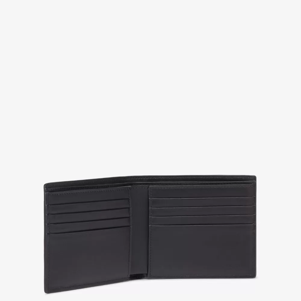 Portafogli>Fendi Bi-Fold In Struzzo Grigio