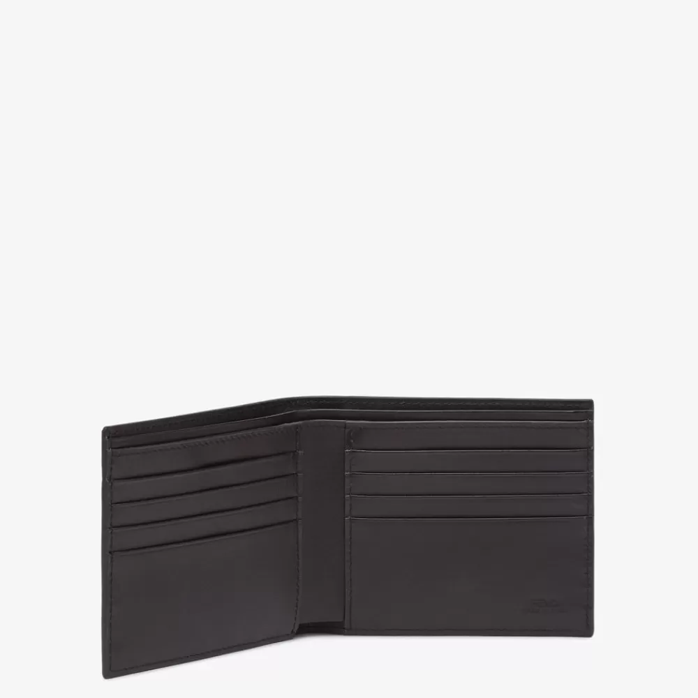 Portafogli>Fendi Bi-Fold In Tessuto Grigio
