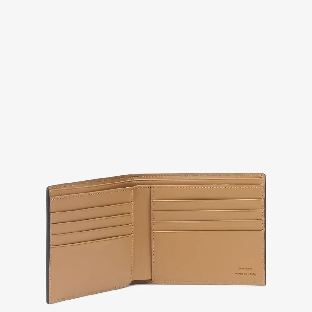 Portafogli>Fendi Bi-Fold In Tessuto Marrone