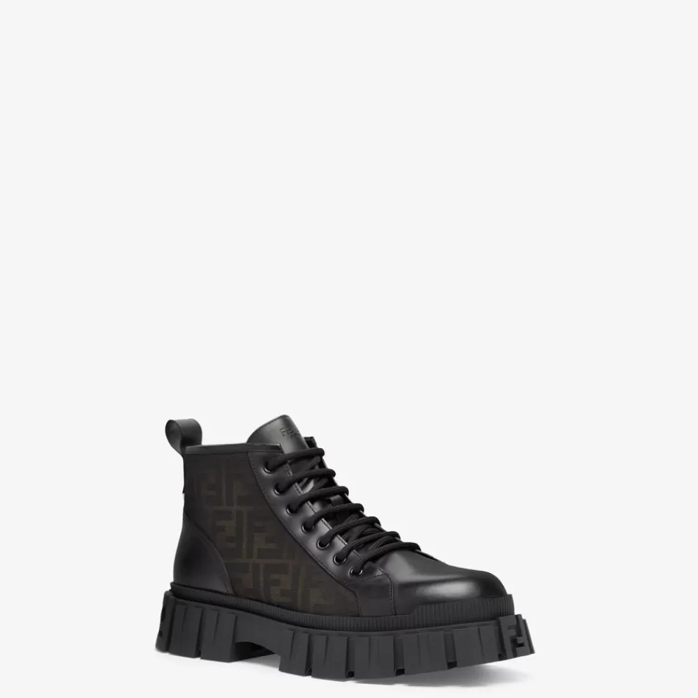 Cappotti E Capispalla>Fendi Biker In Pelle Nera