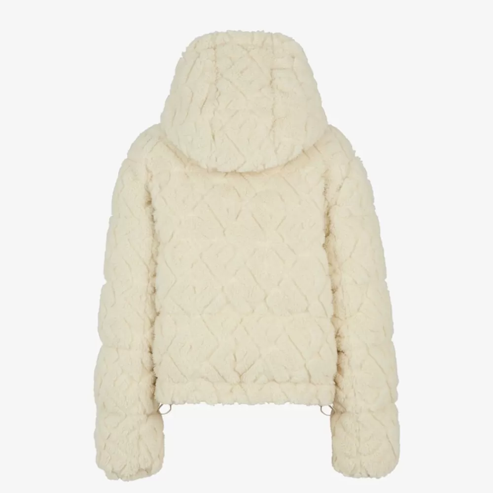 Cappotti E Capispalla>Fendi Blouson In Lana Bianca