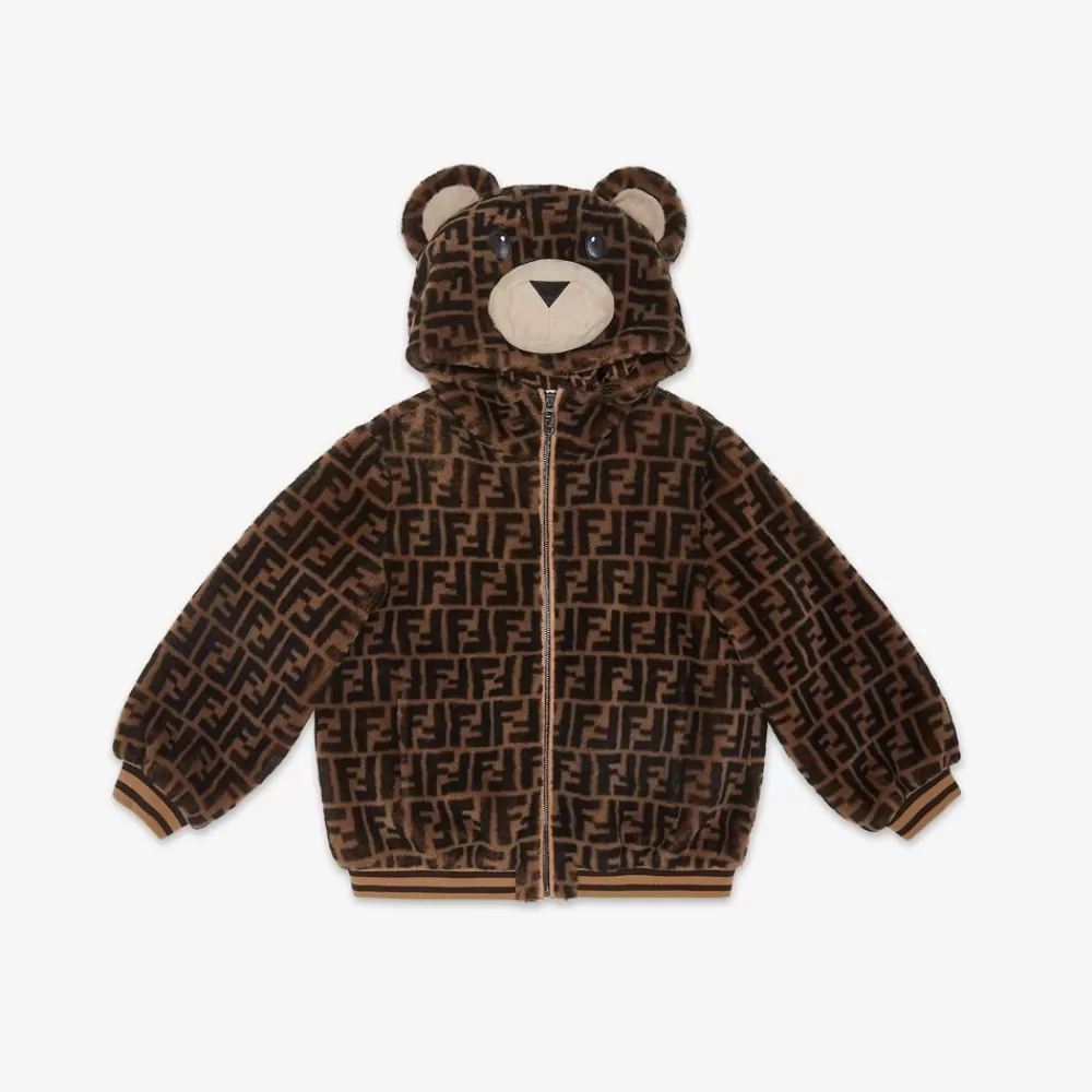Bambina>Fendi Bomber Da Orsetto In Shearling Ff