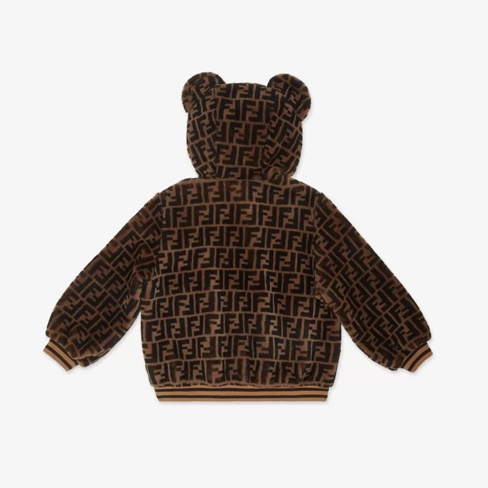 Bambina>Fendi Bomber Da Orsetto In Shearling Ff