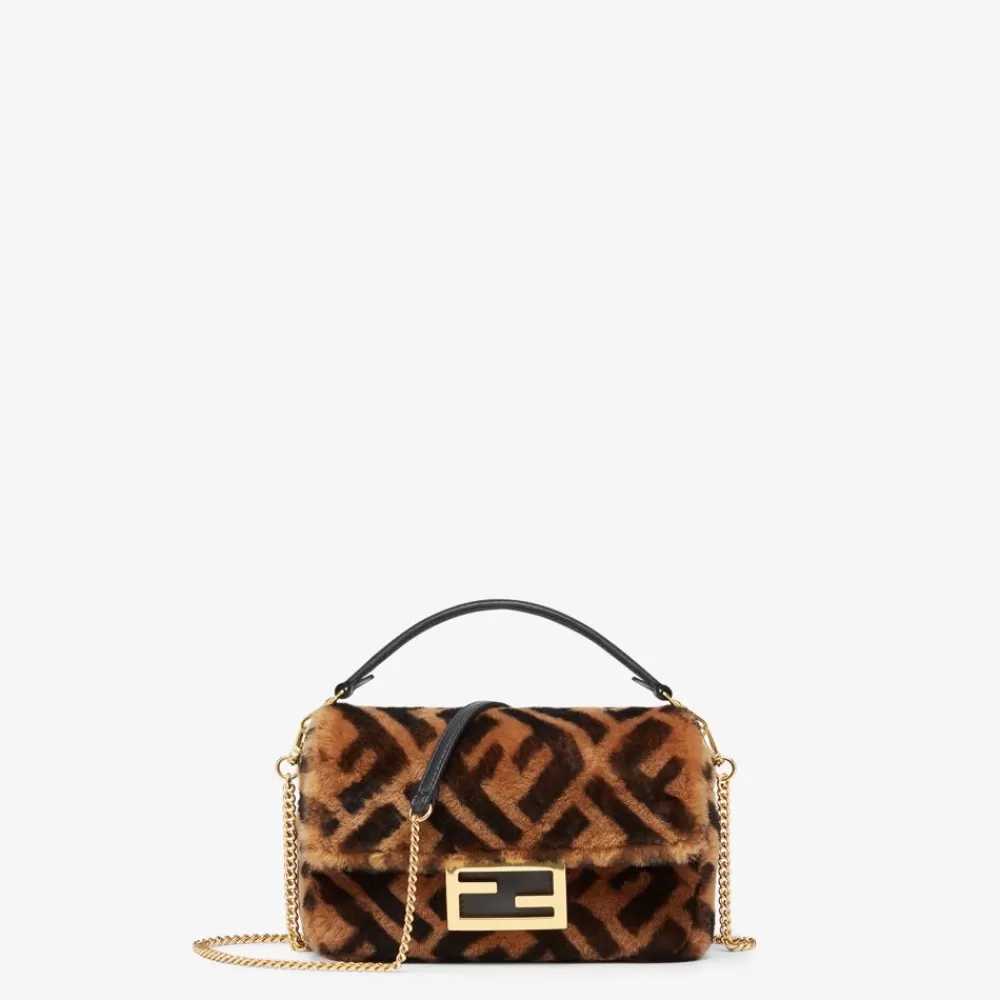 Borse Mini>Fendi Borsa In Montone Marrone