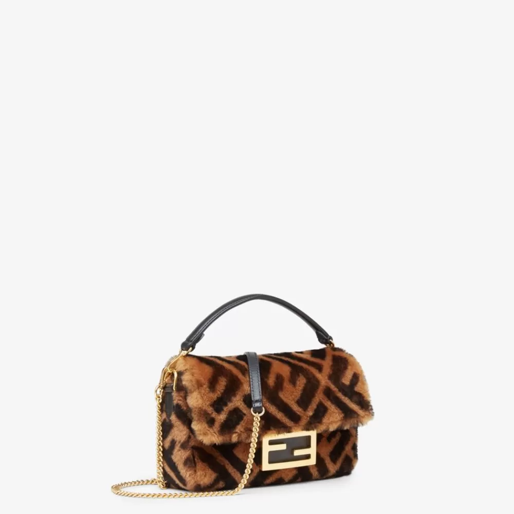Borse Mini>Fendi Borsa In Montone Marrone