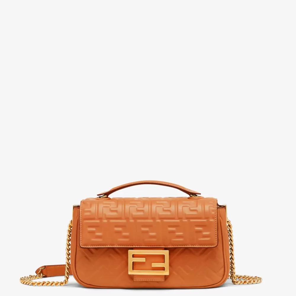 Borse A Spalla E Tracolle>Fendi Borsa In Nappa Marrone