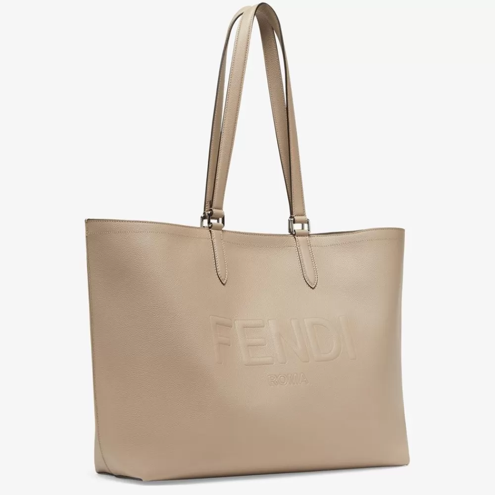 Borse Hobo>Fendi Borsa In Pelle Beige