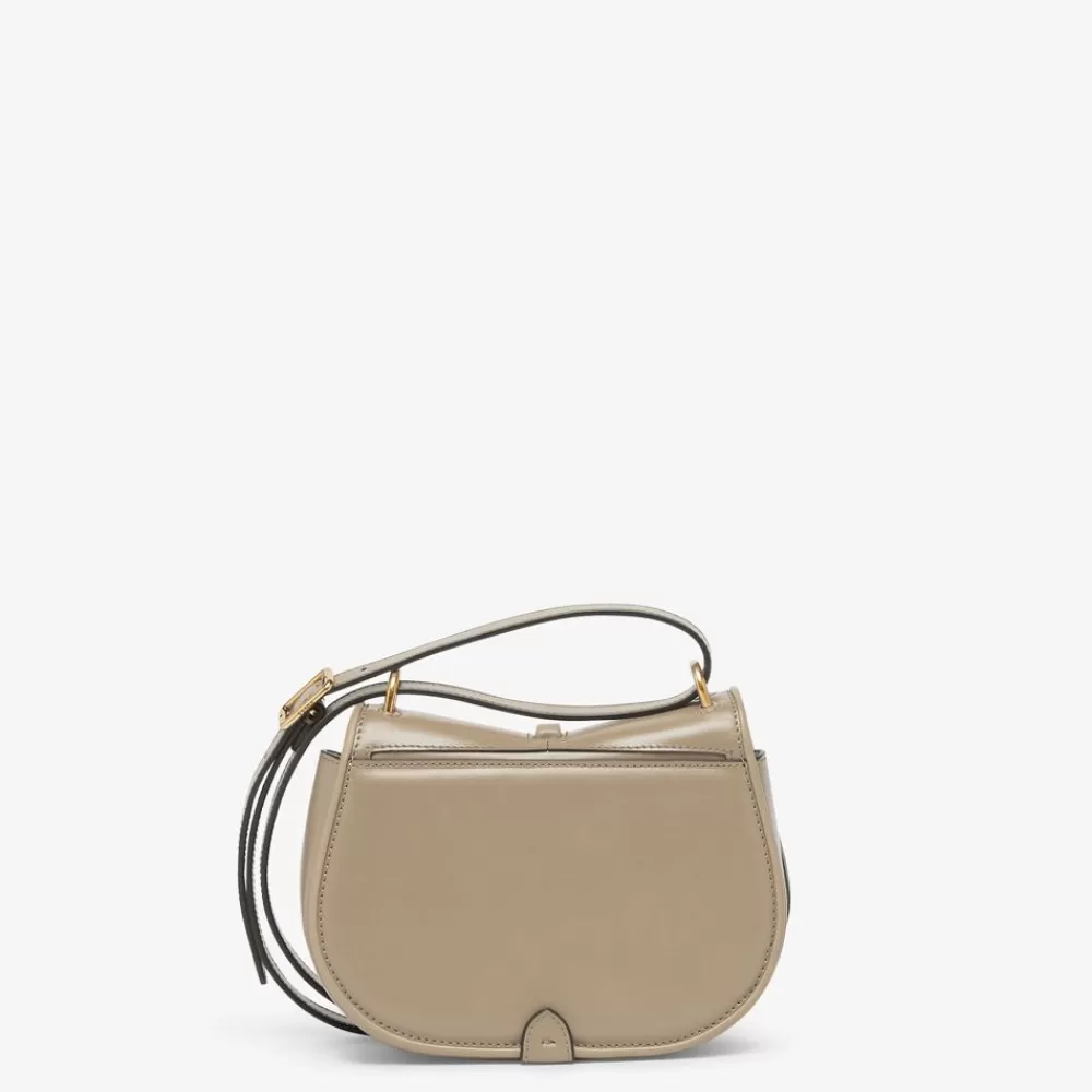 Borse A Spalla E Tracolle>Fendi Borsa In Pelle Liscia E Granata Tortora