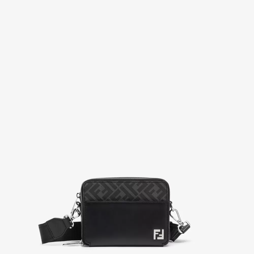 Borse Mini>Fendi Borsa In Pelle Nera E Ff