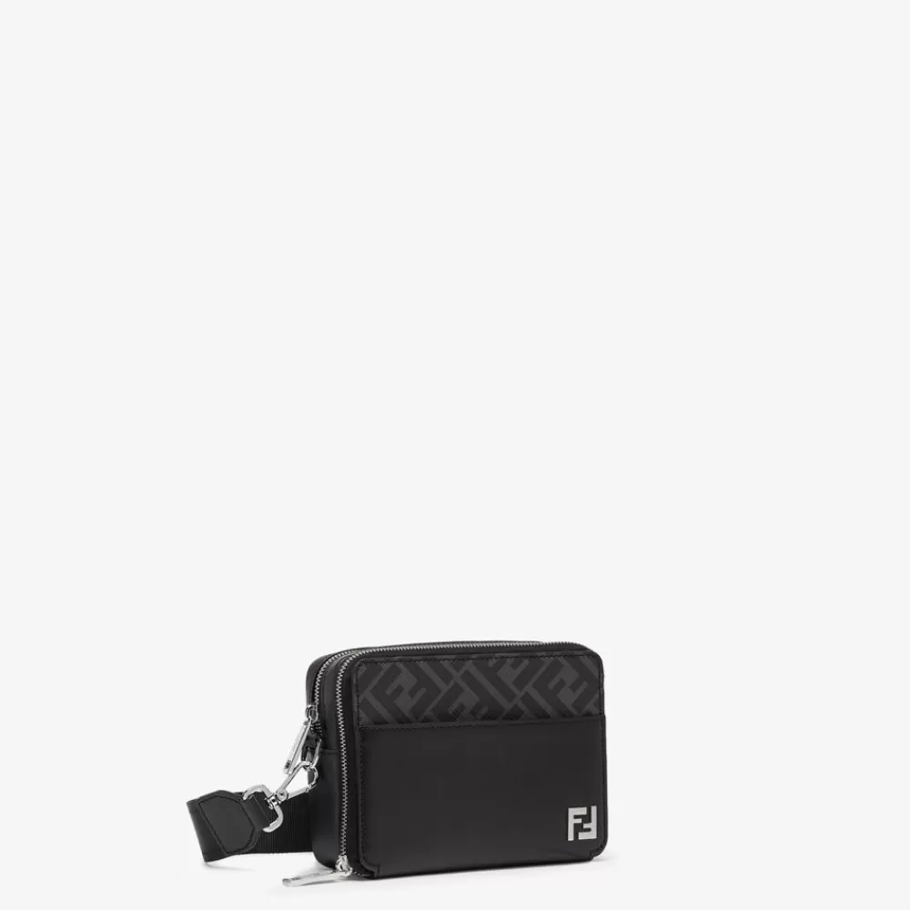 Borse Mini>Fendi Borsa In Pelle Nera E Ff