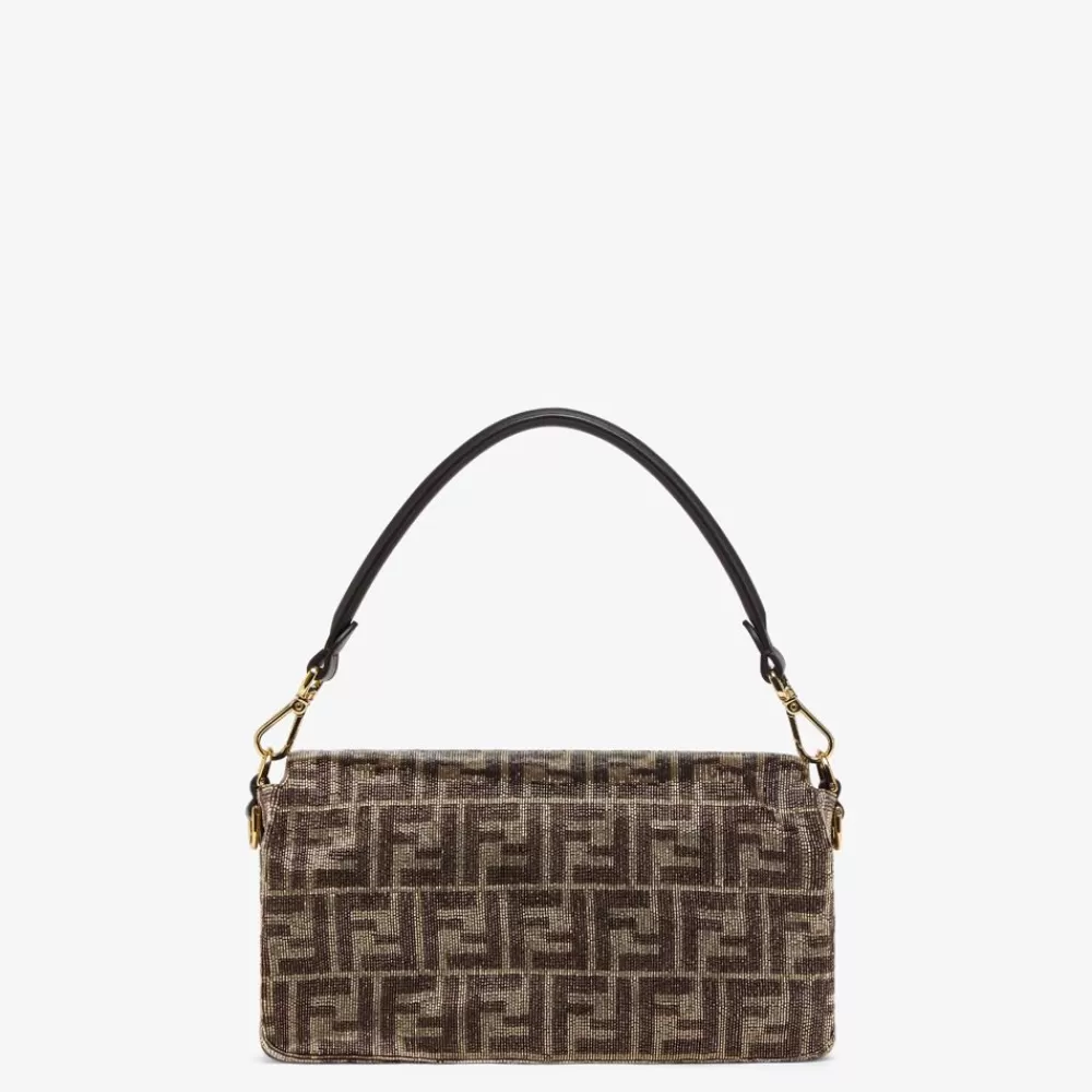 Borse A Spalla E Tracolle>Fendi Borsa In Perline Con Motivo Ff Bicolor