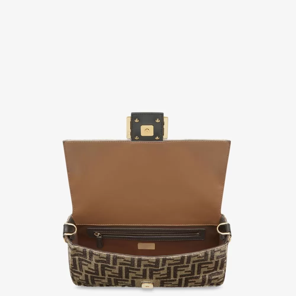 Borse A Spalla E Tracolle>Fendi Borsa In Perline Con Motivo Ff Bicolor
