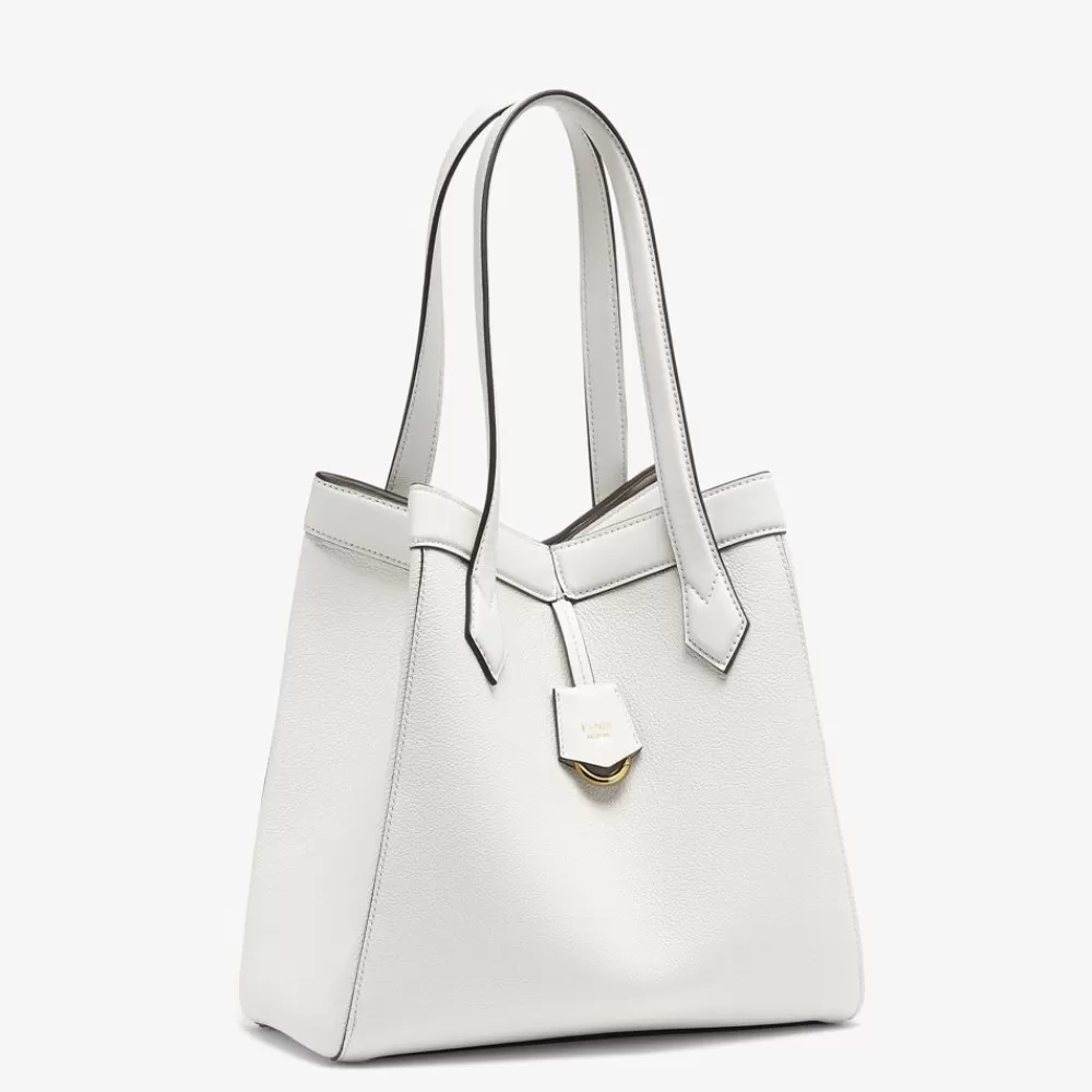 Borse A Secchiello>Fendi Borsa Trasformabile In Pelle Bianca