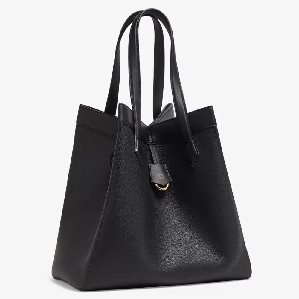 Borse A Secchiello>Fendi Borsa Trasformabile In Pelle Nera
