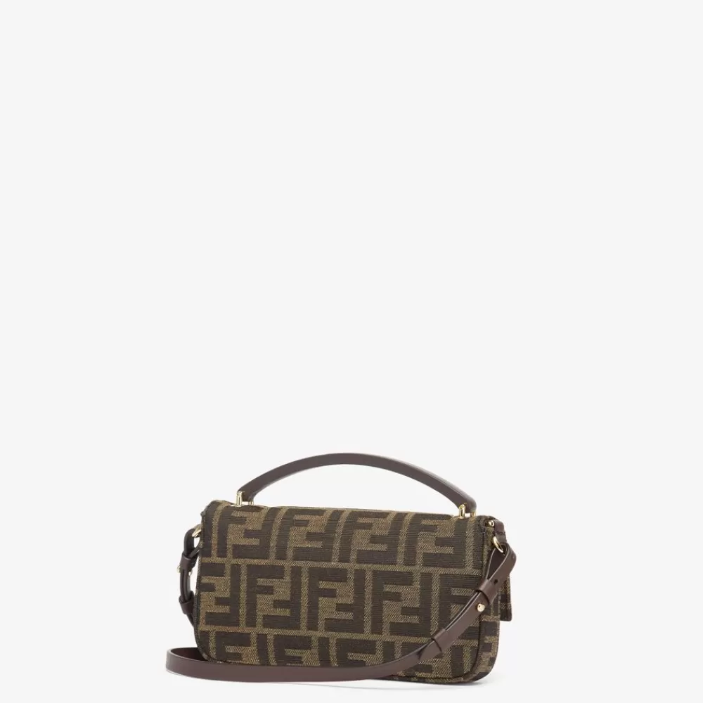 Borse Mini>Fendi Borsetta In Tessuto Ff Marrone
