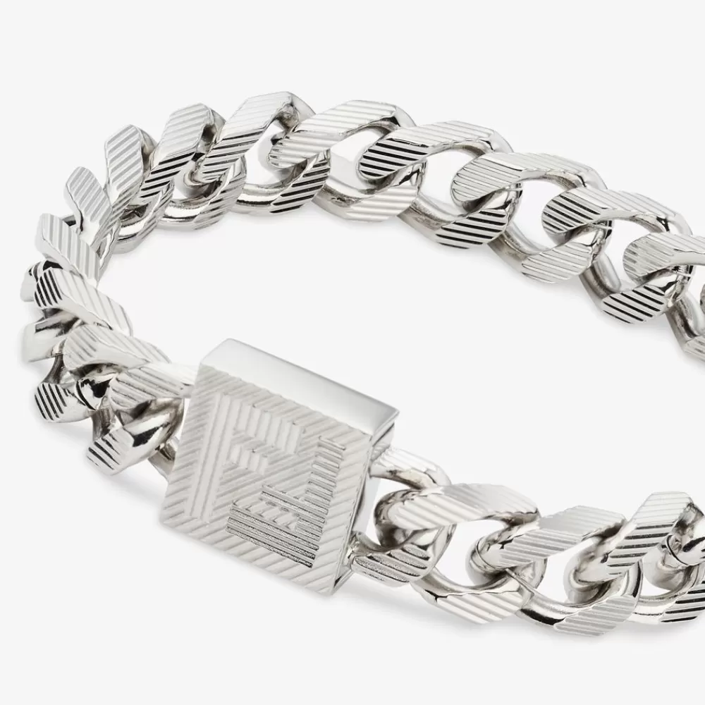 Bracciali>Fendi Bracciale In Metallo Color Argento