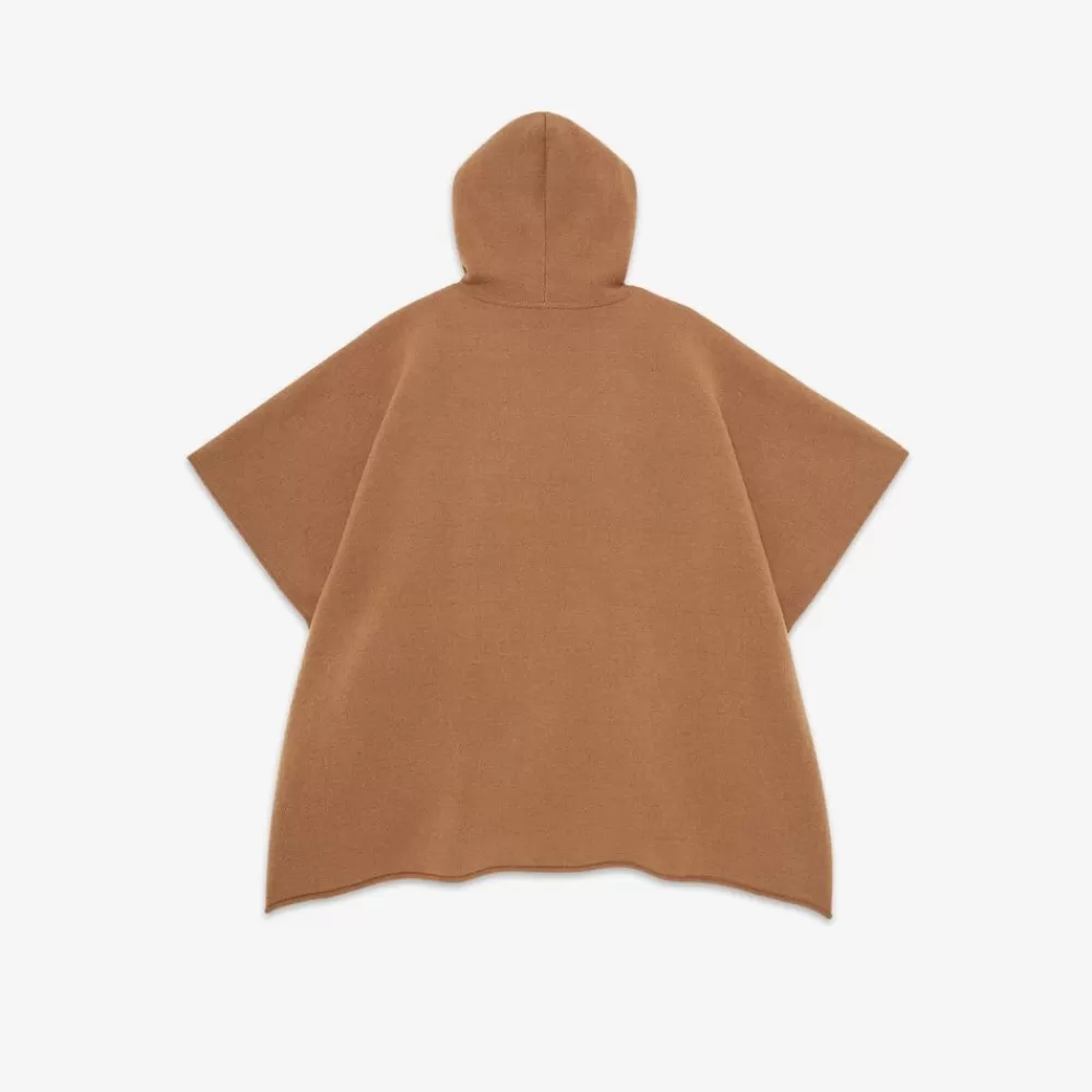Accessori E Borse>Fendi Cappa Junior In Maglia Reversibile Beige
