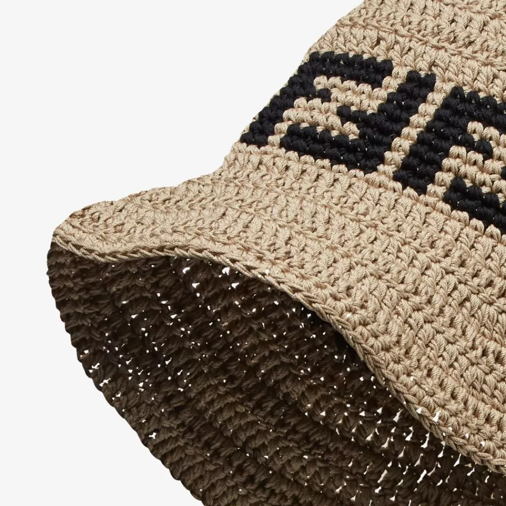 Cappelli E Guanti>Fendi Cappello In Cotone Beige